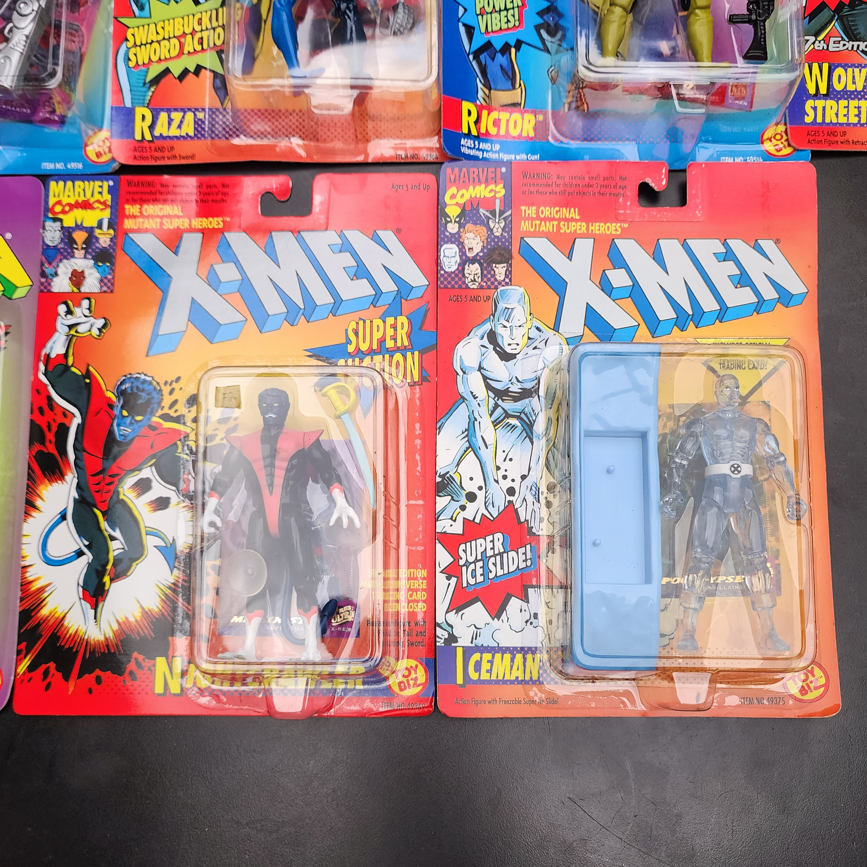 Vintage 1991-1994 ToyBiz X-Men Lot of 13 Sealed Action