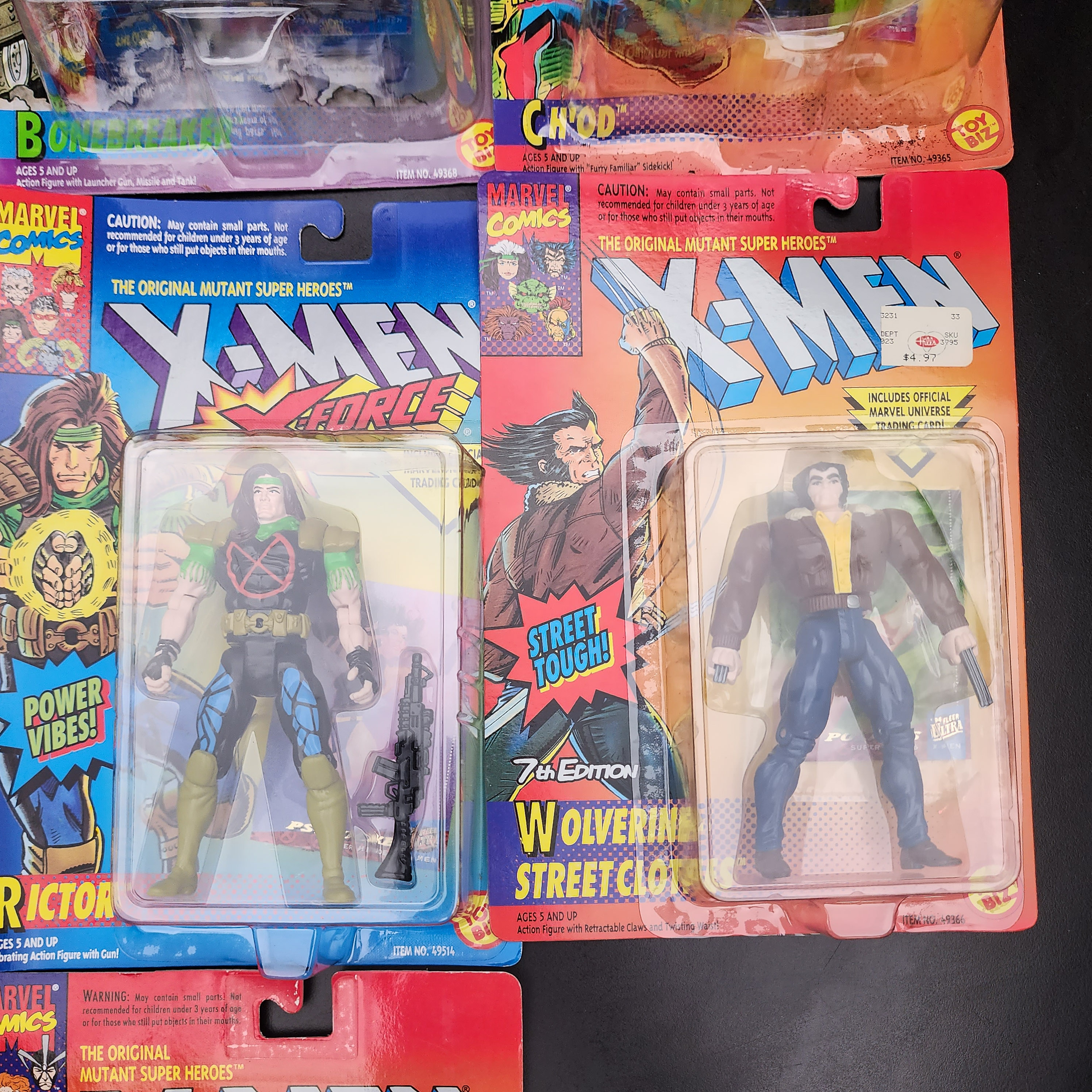 Vintage 1991-1994 ToyBiz X-Men Lot of 13 Sealed Action